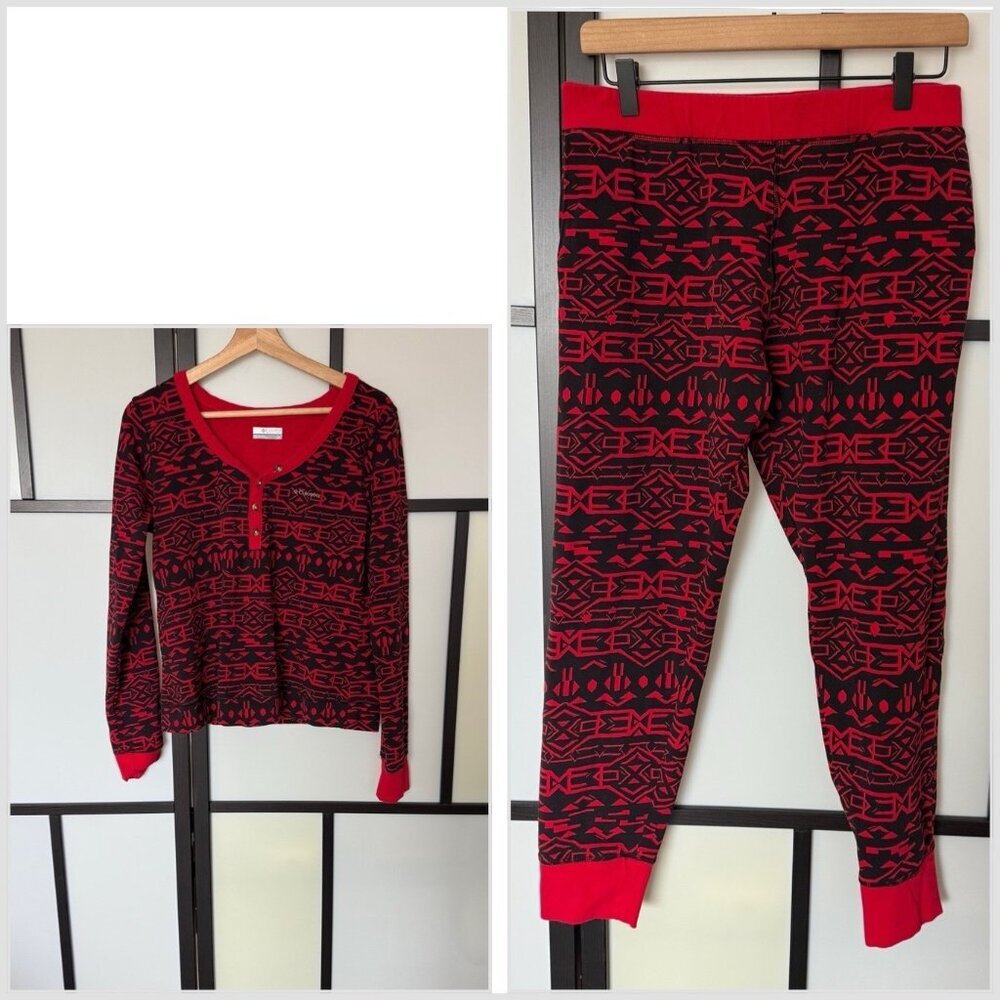 Columbia Women's Pajama Set Pants and Long Sleeve‎ Shirt Women's Size Medium